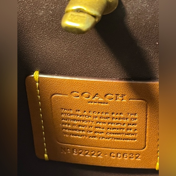 Coach Willow Tote Ice Purple crocodile embossed leather crossbody purse  - Picture 14 of 16